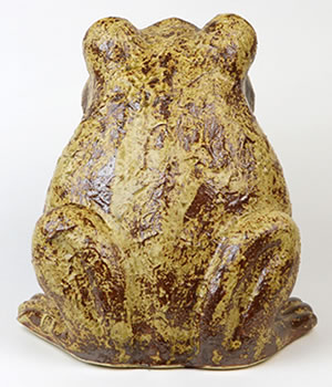 かえる 陶器かえる しがらき蛙 カエル置物 信楽焼