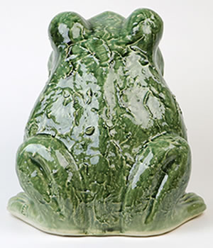 かえる 陶器かえる しがらき蛙 カエル置物 信楽焼