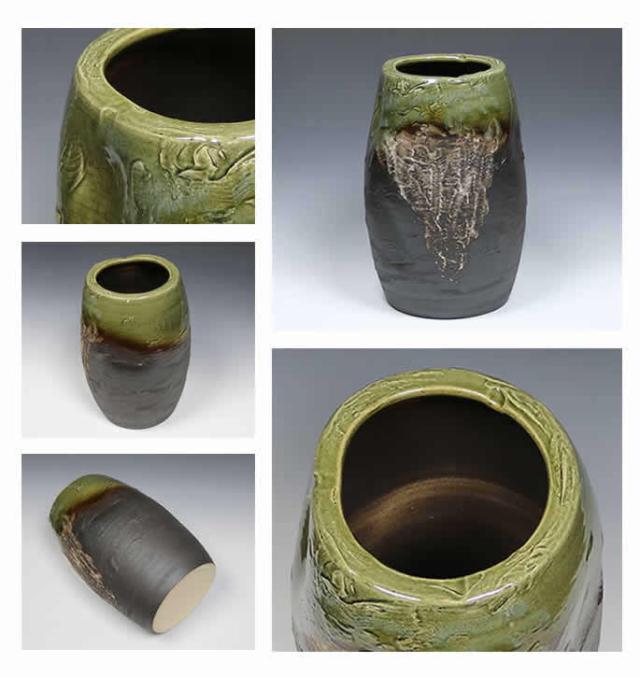 かさたて 陶器傘立て しがらきやき傘立て 信楽焼 かさたて