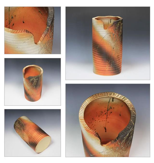 かさたて 陶器傘立て しがらきやき傘立て 信楽焼 かさたて