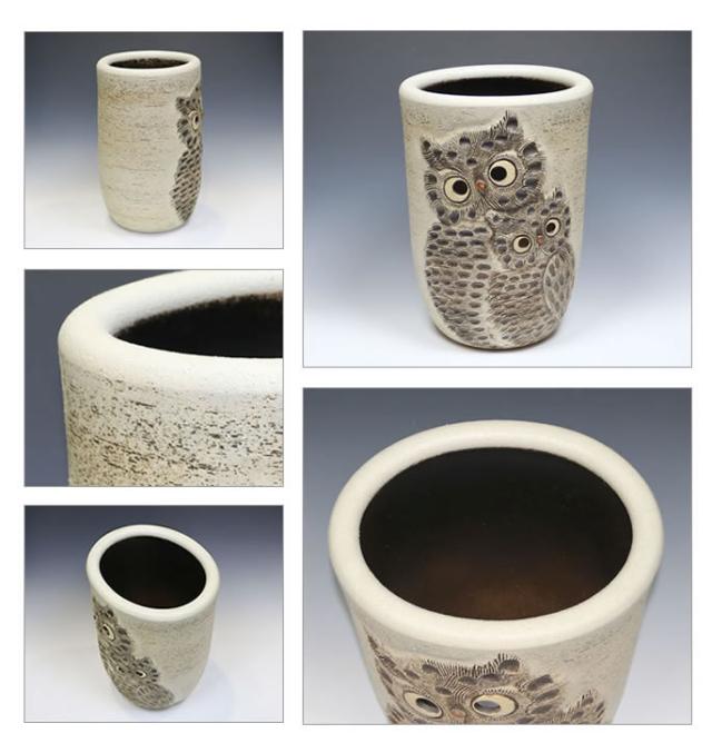 かさたて 陶器傘立て しがらきやき傘立て 信楽焼 かさたて