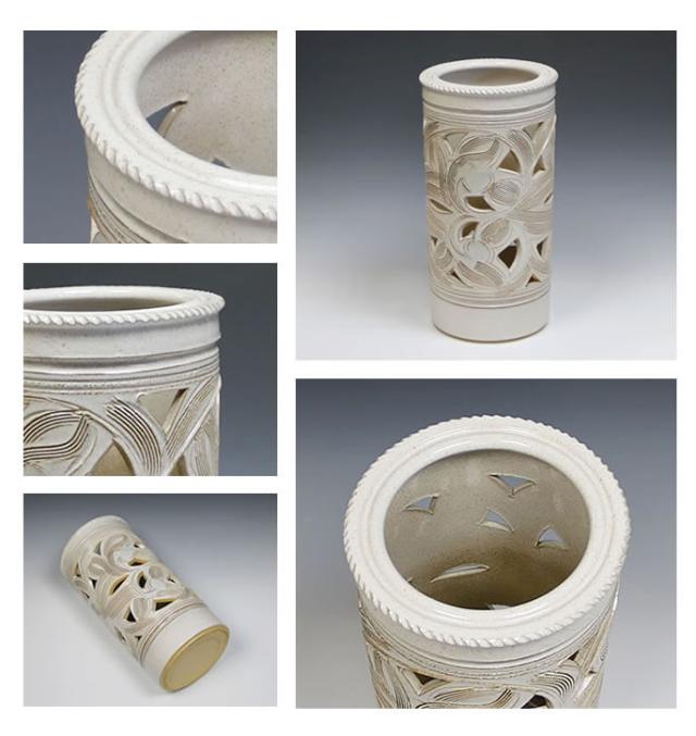 かさたて 陶器傘立て しがらきやき傘立て 信楽焼 かさたて