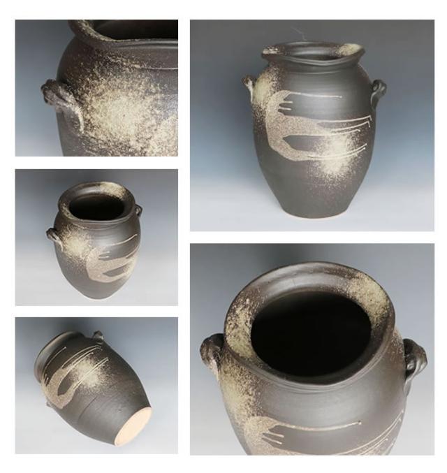 かさたて 陶器傘立て しがらきやき傘立て 信楽焼 かさたて