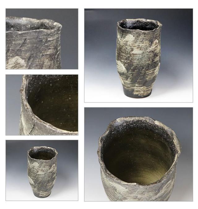 かさたて 陶器傘立て しがらきやき傘立て 信楽焼 かさたて