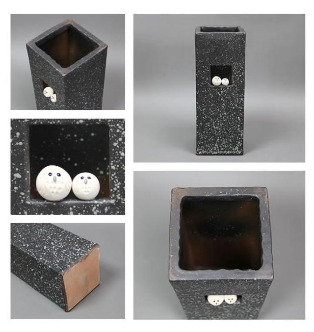 かさたて 陶器傘立て しがらきやき傘立て 信楽焼 かさたて