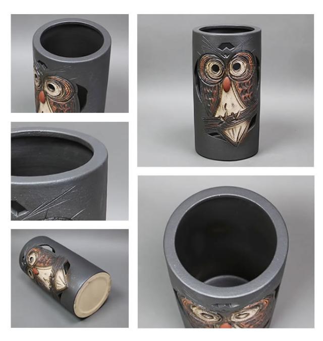 かさたて 陶器傘立て しがらきやき傘立て 信楽焼 かさたて