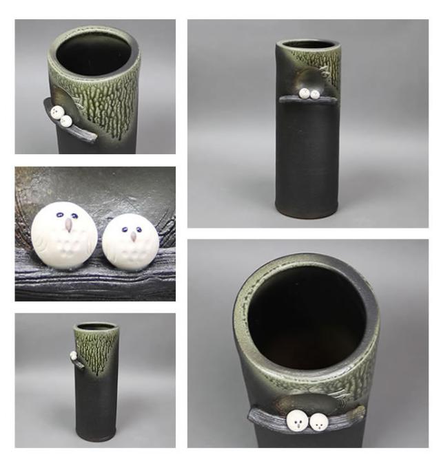かさたて 陶器傘立て しがらきやき傘立て 信楽焼 かさたて