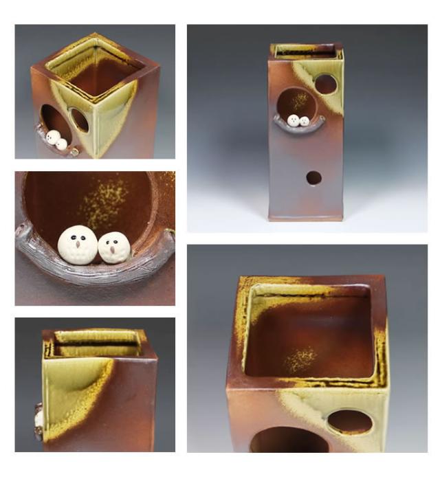 かさたて 陶器傘立て しがらきやき傘立て 信楽焼 かさたて