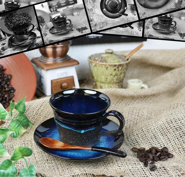 信楽焼 コーヒーカップ カップ＆ソーサ 高級 ギフト