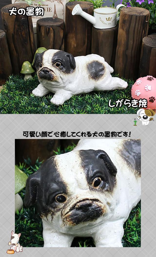 いぬ置物 しがらきやき犬 陶器ネコ 信楽焼き