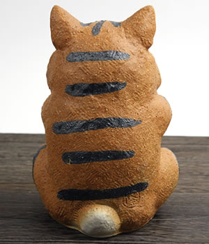 猫 置物 信楽焼