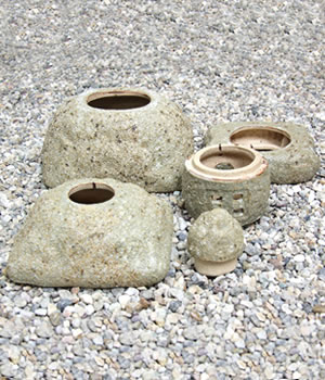 とうろう 陶器灯籠 燈篭 庭用灯篭 しがらきやき