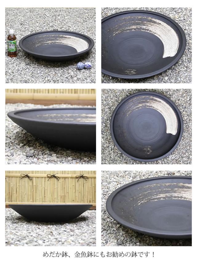 信楽焼き水鉢　すいれん鉢　金魚鉢　メダカ鉢　陶器睡蓮鉢　スイレン鉢