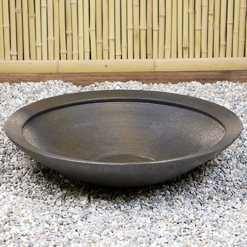 信楽焼き水鉢 すいれん鉢 金魚鉢 メダカ鉢 陶器睡蓮鉢 スイレン鉢