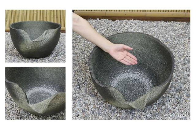 信楽焼き水鉢　すいれん鉢　金魚鉢　メダカ鉢　陶器睡蓮鉢　スイレン鉢