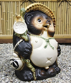 狸 たぬき 置物