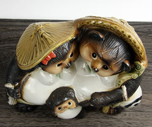 狸 たぬき 置物