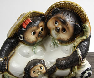 狸 たぬき 置物