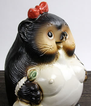 狸 たぬき 置物