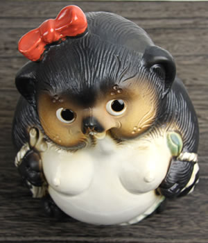 狸 たぬき 置物