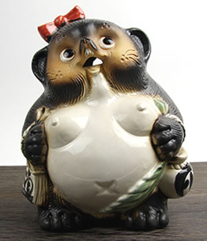 狸 たぬき 置物