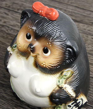 たぬき 置物 詳細画像2