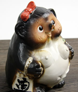 たぬき 置物 詳細画像3