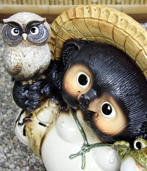 狸 たぬき 置物