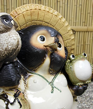 狸 たぬき 置物