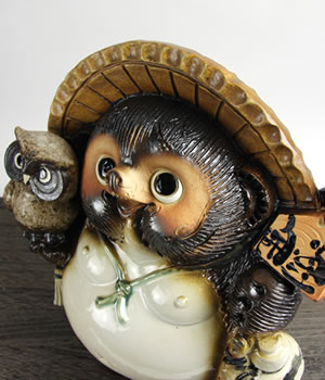 狸 たぬき 置物