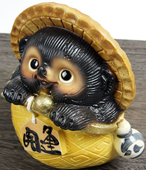 狸 たぬき 置物