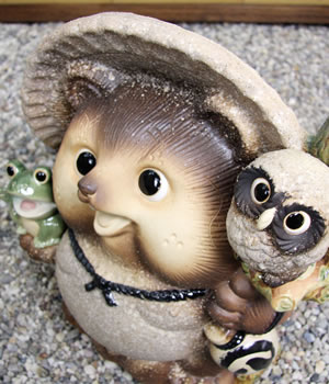 狸 たぬき 置物