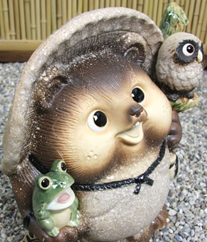 狸 たぬき 置物