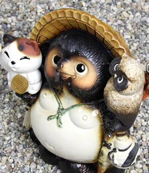 狸 たぬき 置物