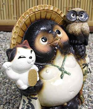 狸 たぬき 置物
