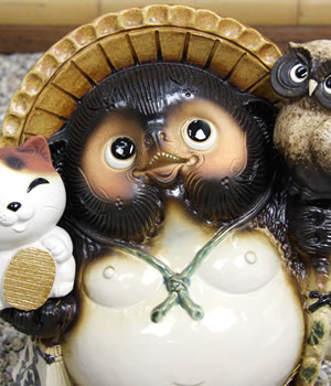 狸 たぬき 置物