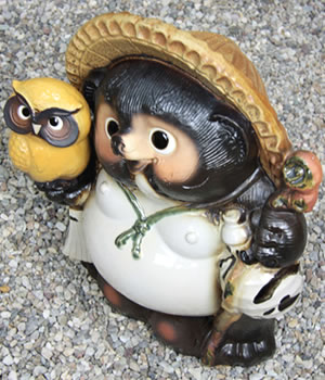 狸 たぬき 置物