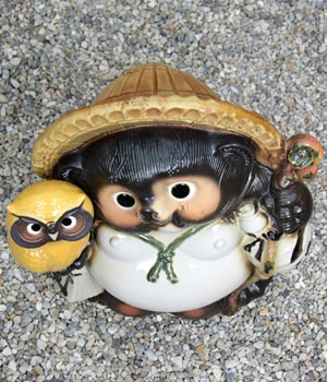 狸 たぬき 置物