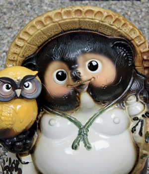 狸 たぬき 置物