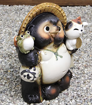 狸 たぬき 置物