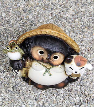 狸 たぬき 置物