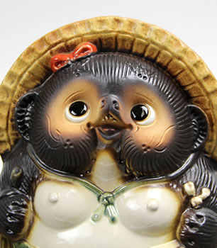 狸 たぬき 置物