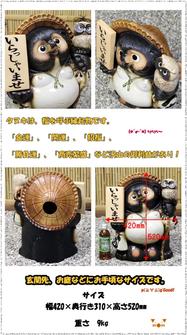 狸 たぬき 置物 