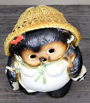 狸 たぬき 置物