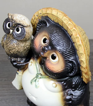 狸 たぬき 置物