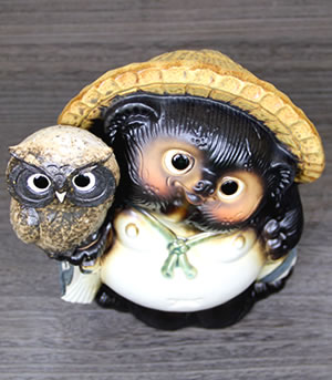 狸 たぬき 置物