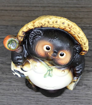 狸 たぬき 置物
