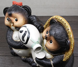 狸 たぬき 置物