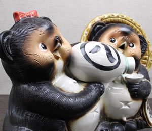 狸 たぬき 置物