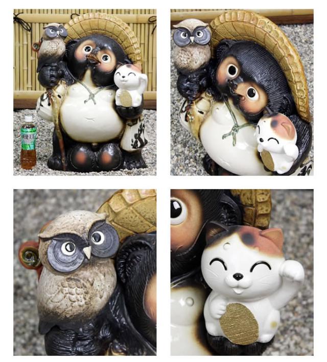 狸 たぬき 置物